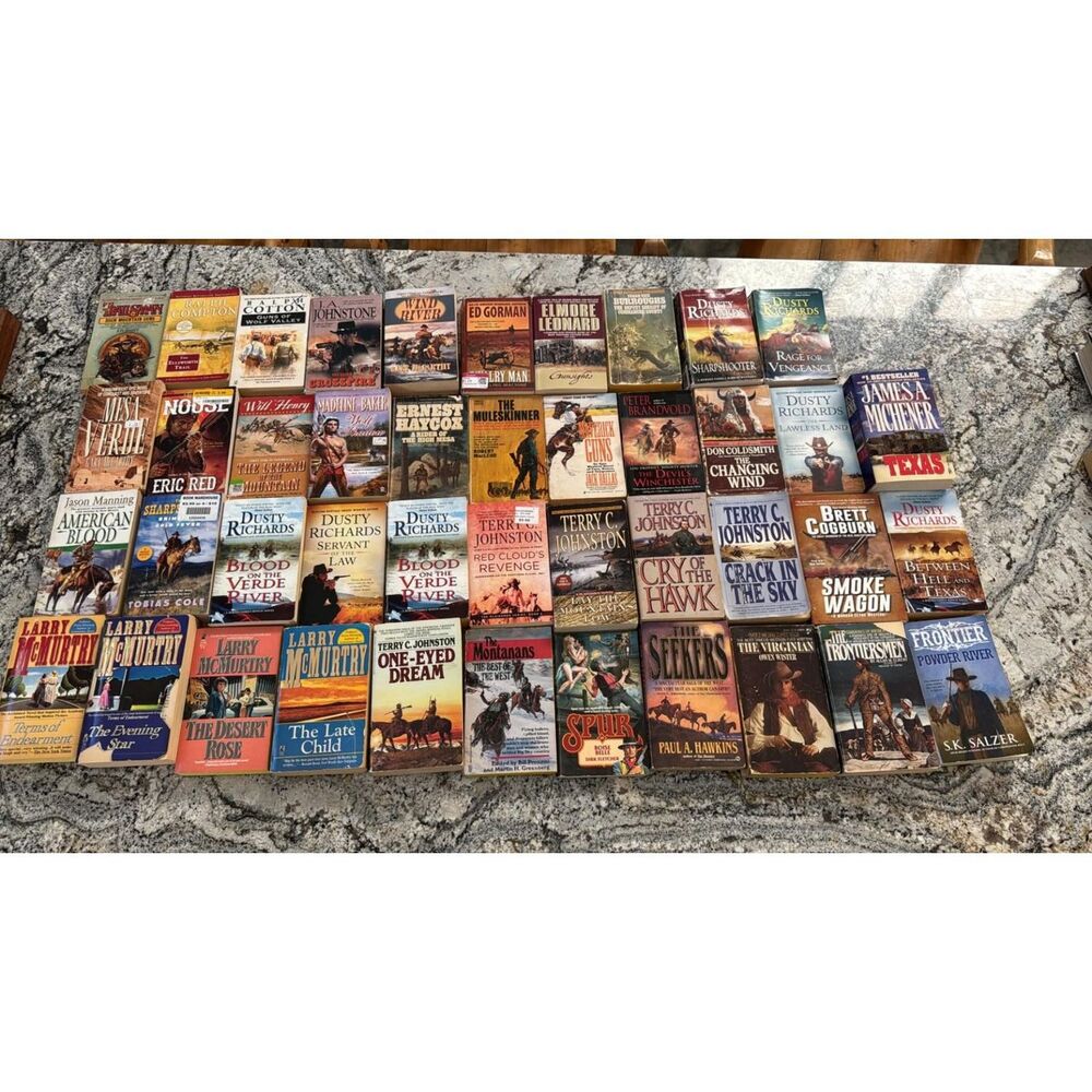 Lot of 43 Western By Various Popular Authors